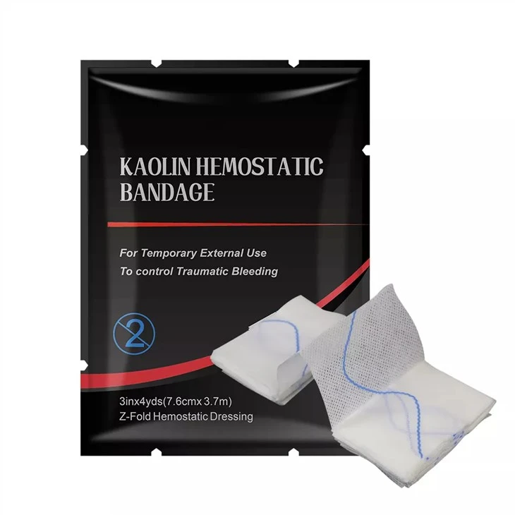 Kaolin Hemostatic Gauze 3in X4yards