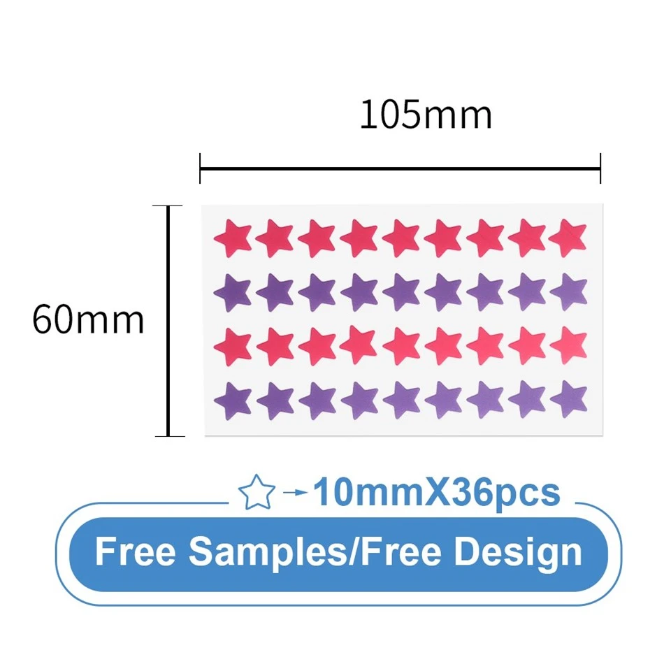Acne Patch Pimple Acne Patch Colorful Star Blemish Spot Hydrocolloid Skin Treatment Patch