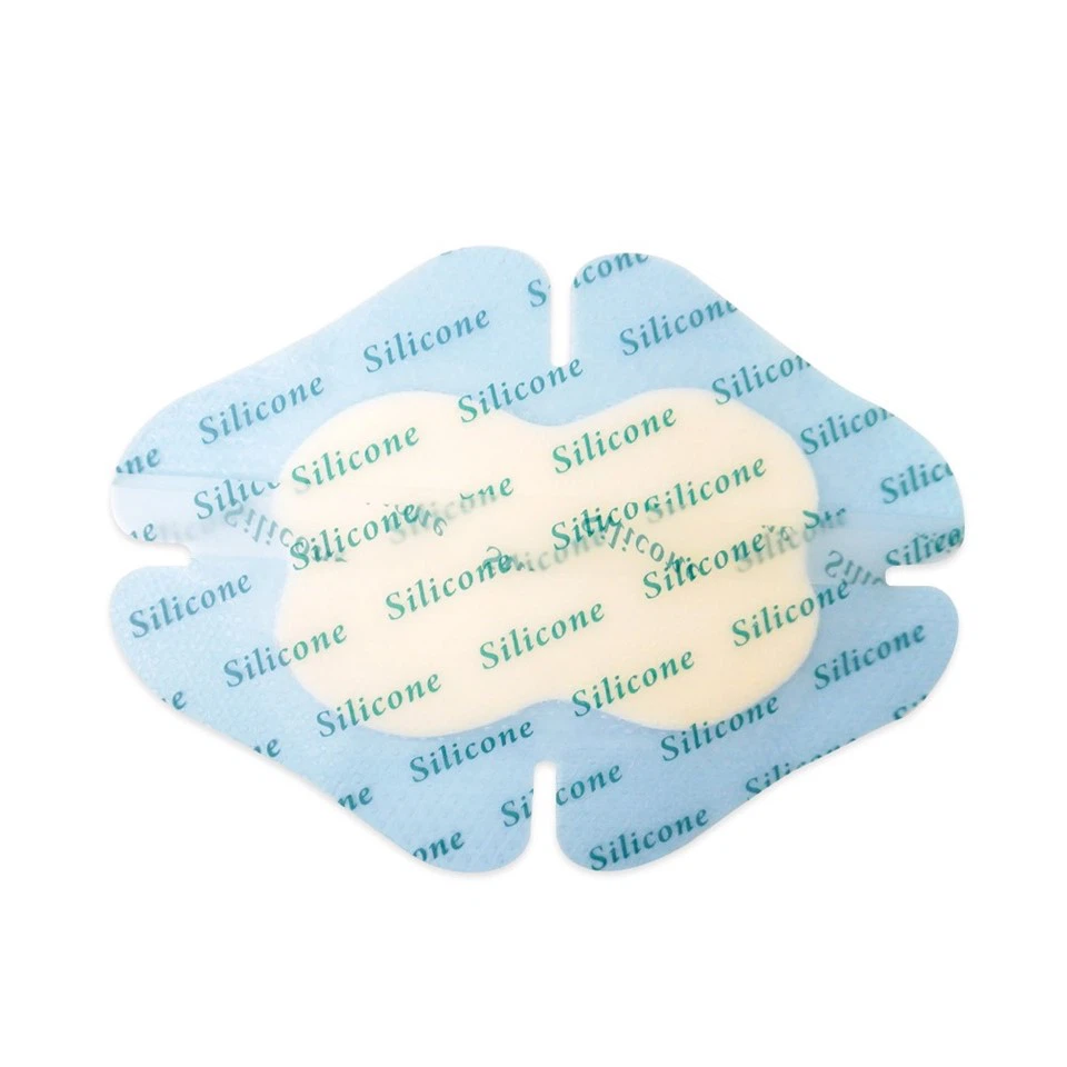 Silicone Foam Dressing With Adhesive Gentle Border Waterproof Wound Dressing Bandage